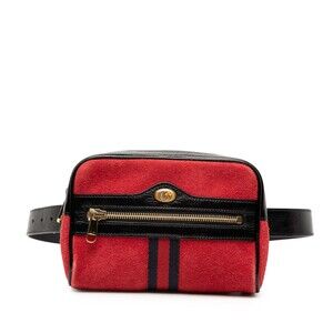 Pre-Loved Gucci Small Suede Ophidia Belt Bag